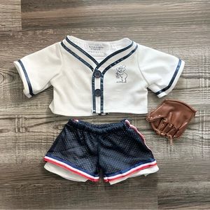 Build a Bear Baseball Uniform Play Clothes for BAB Stuffed Animal or Plush 3 Pcs